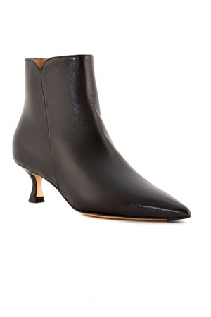 Dark brown calf leather ankle boots MARA BINI | W231109TMORO